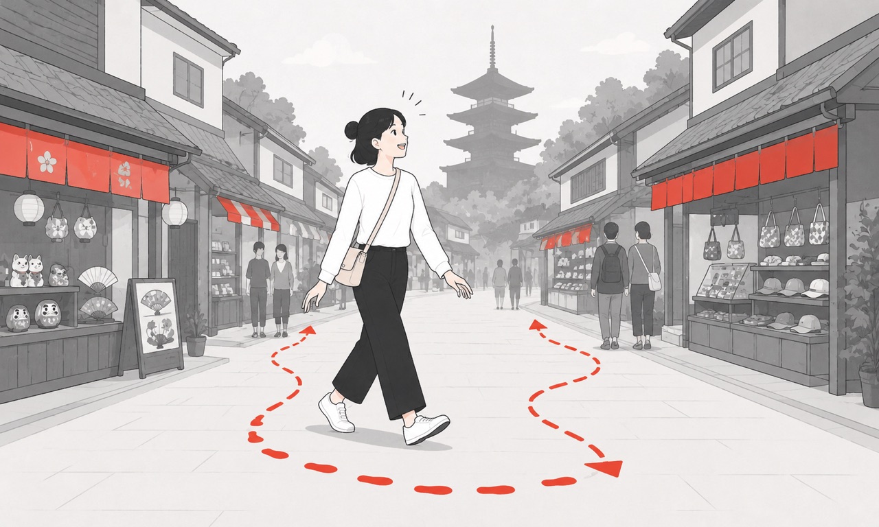 BondEx の箱を受け取って笑顔の旅行者